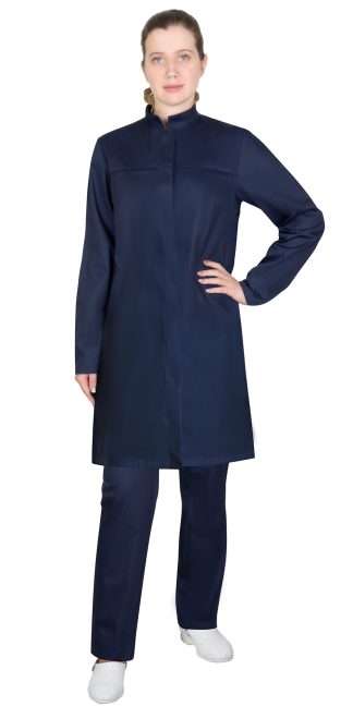 Халат СИРИУС-ВАЛЕНСИЯ женский темно-синий