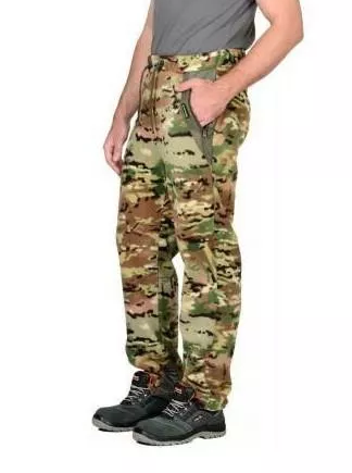 Брюки флисовые "СИРИУС-Ровер" КМФ Мультикам отделка Хаки