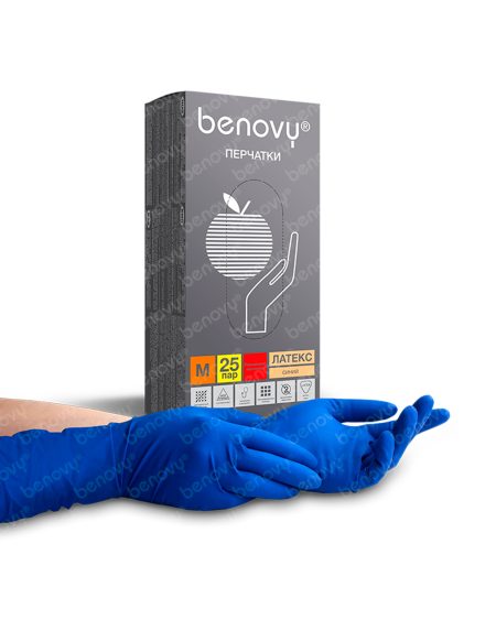 Перчатки одноразовые Benovy